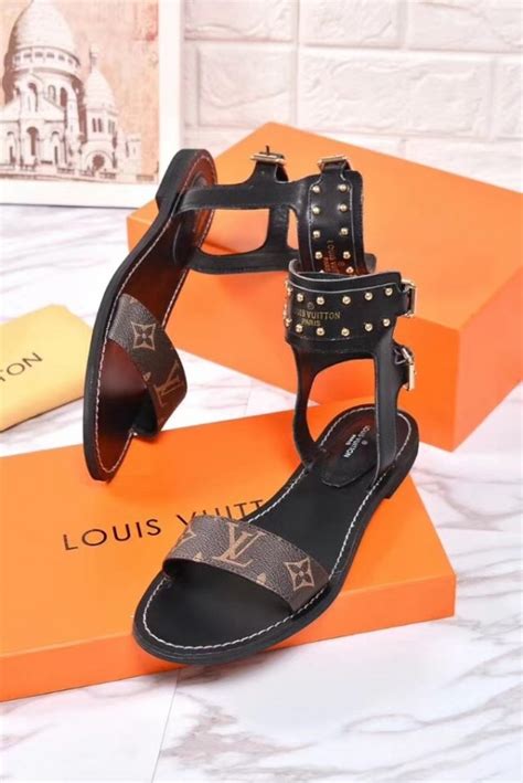 louis vuitton nomad sandal replica|louis vuitton monogram sandals.